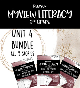 Preview of MYVIEW Literacy Unit 4 BUNDLE- 5th Grade (200+ Pages)