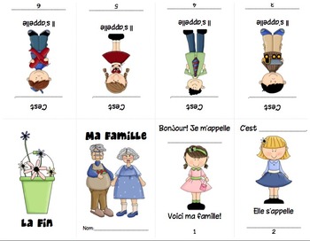 Ma Famille Family Mini Booklet By French And Fancy Tpt