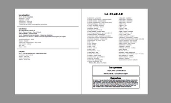 Ma Famille Mes Copains Et Moi Unit Packet By La Ville Francaise