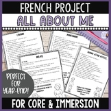 French all about me project: core French & French immersio
