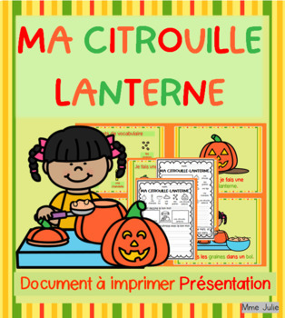 Preview of Ma citrouille-lanterne - French Fall Literacy