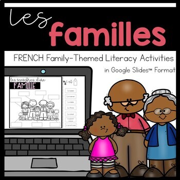 Preview of Ma famille - FRENCH Google Slides™ Unit