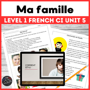 Ma Famille Et Mes Amis Comprehensible Input Unit 5 For Beginning French