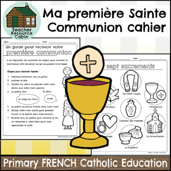 Preview of Ma première Sainte Communion (French Catholic Education) L'Eucharistie
