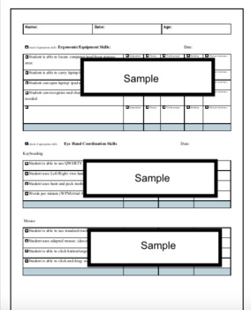 Preview of Mac Book Skills Assessment And Progress Tracking Forms -