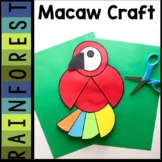 Macaw Craft | Rainforest | Zoo Animals