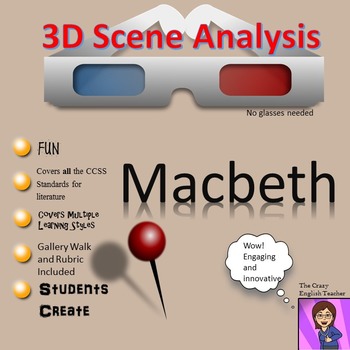 Preview of Macbeth: 3-D Scene Analysis Project Diorama: Final Project