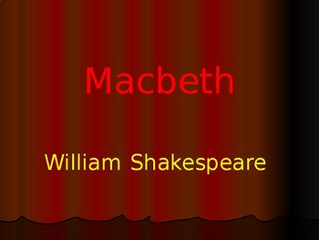 Preview of Macbeth