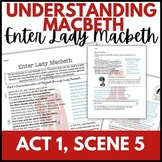 Macbeth Act 1, Scene 5- Lady Macbeth's Speeches Close Read