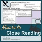 Macbeth Act 2 Close Read