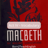Macbeth Act IV - Vocabulary