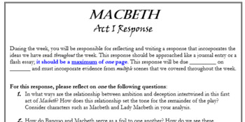 macbeth writing prompts act 1