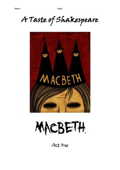 Preview of Macbeth Acts 1-5 Booklet - Analysis