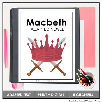 Preview of Macbeth | Adapted Novel | Special Education