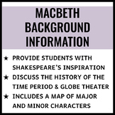 Macbeth - Background Information & Character Map