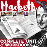MACBETH Complete Unit Plan | Worksheets, Discussion, & Wri