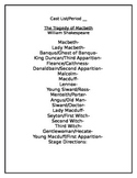 Macbeth Cast List