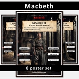 Macbeth Poster Set -  Character Analysis