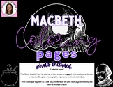 Macbeth: Coloring and Note Taking Pages!