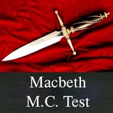 Macbeth - Comprehensive Multiple Choice Test in Word Doc o