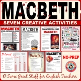 Macbeth Creative Activities 7 Resources Writing Imagery an