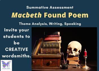 Preview of Macbeth Found Poem Summative Assessment