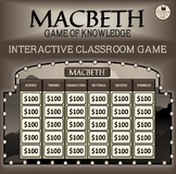 Macbeth Game Show - Interactive PowerPoint Game for the Classroom