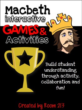 Preview of Macbeth Interactive Games & Activities