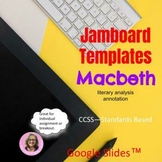 Macbeth Jamboard Templates Google Slides™ Digital Product