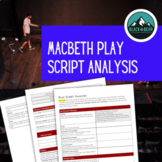 Macbeth: Play Script Analysis (cross-curricular activity!)