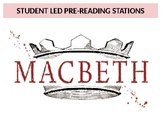 Macbeth Pre-Reading Introduction Stations (minimal prep)