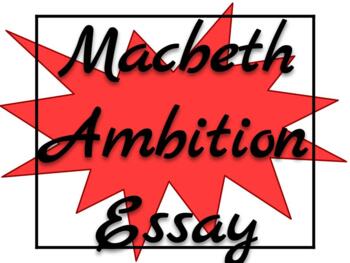 Preview of Macbeth Research Paper: Ambition