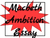 Macbeth Research Paper: Ambition