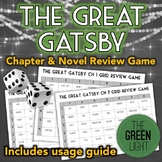 The Great Gatsby Review Activity: Game, Group Work, Quiz, 