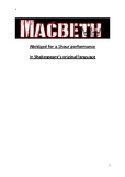 Macbeth Script - Abridged 1 hour