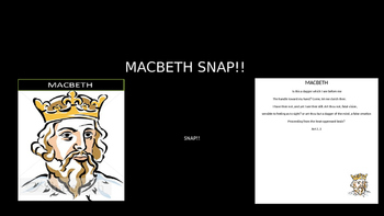 Preview of Macbeth Snap!!