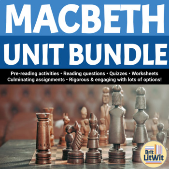 Preview of Macbeth Unit Bundle