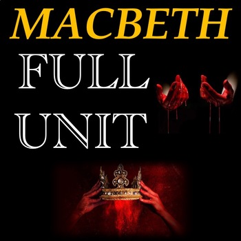 Preview of Shakespeare's Macbeth – Text-Based Assessments for Full Unit, One Marking Period