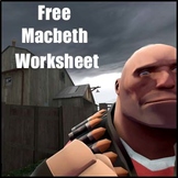 Macbeth Worksheet: Make Your Own Graphic Novel - Macbeth Lessons