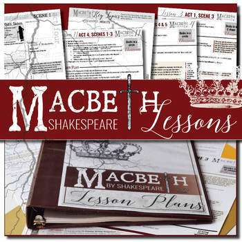 Preview of Macbeth Unit Plan: 4 Weeks of Daily lessons