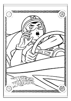 speed-racer-05 - Educational Fun Kids Coloring Pages and Preschool Skills  Worksheets