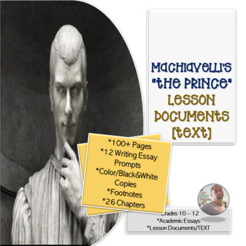 Preview of Machiavelli's "The Prince" [Lesson Documents]
