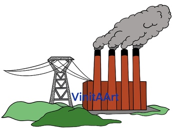 coal power plant clip art
