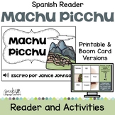 Machu Picchu Perú Spanish Reader Printable & Boom Cards wi