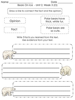 Macmillan First Grade- Guided Readers Response Sheets (Unit 2) | TpT