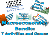 Macroeconomics Activity Bundle - 7 engaging activities and games