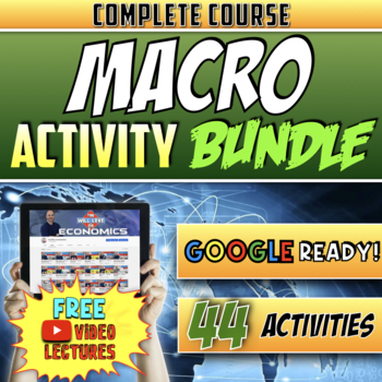 Preview of Macroeconomics | Full Course | Digital Learning Activity Bundle
