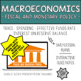 UPDATE: Macroeconomics Notes | Fiscal and Monetary Policy 