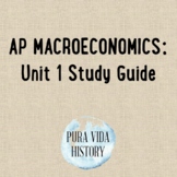 Macroeconomics Unit 1 Study Guide