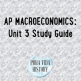 Macroeconomics Unit 3 Study Guide